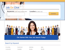 Tablet Screenshot of jobonclick.net